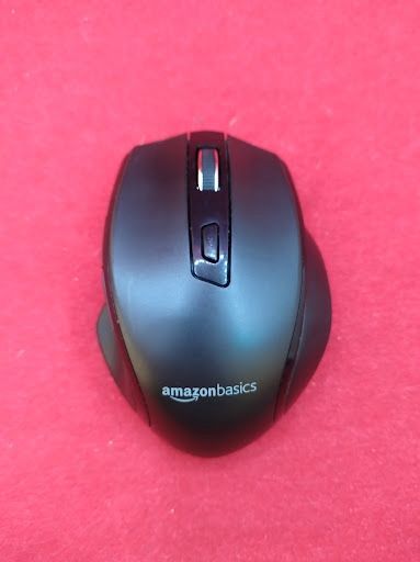 uszkodzony myszka amazon basics g6b-bk do komputera bezprzewodowa