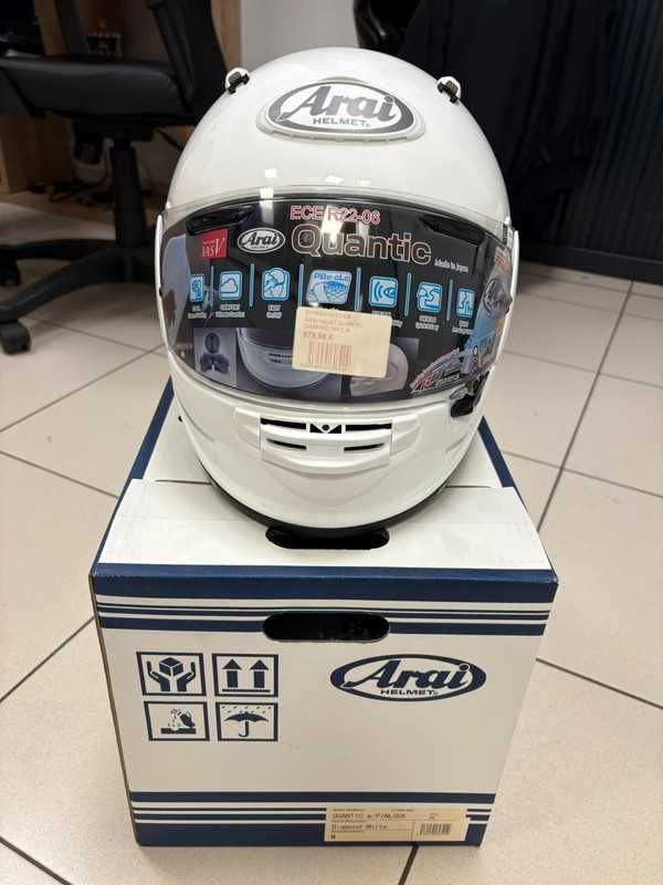 Arai Capacete Quantic Diamond White tamanho M