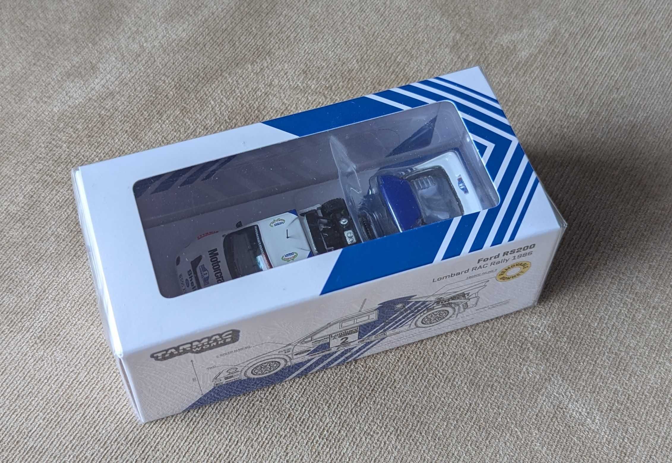 Tarmac Works 1/64 Ford RS200 RAC 1986