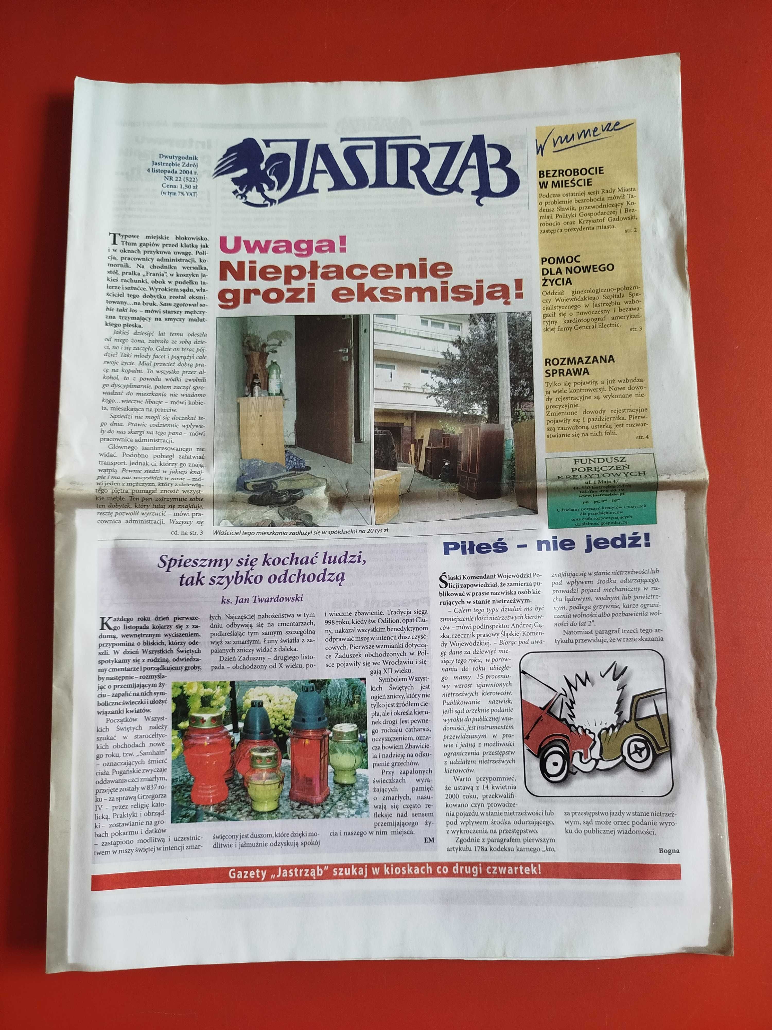 Jastrząb, dwutygodnik, nr 22, 4 listopada 2004