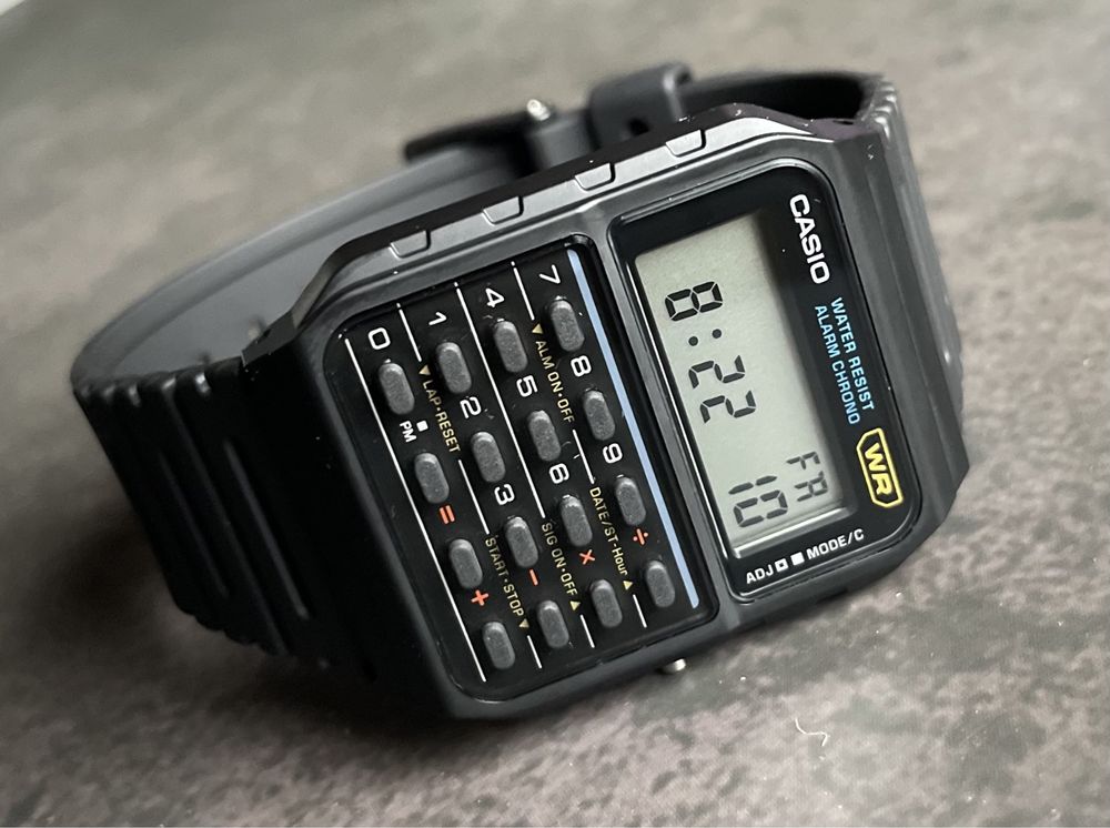 Годинник наручний Casio Vintage CA-53W-1 калькулятор новий оригінал