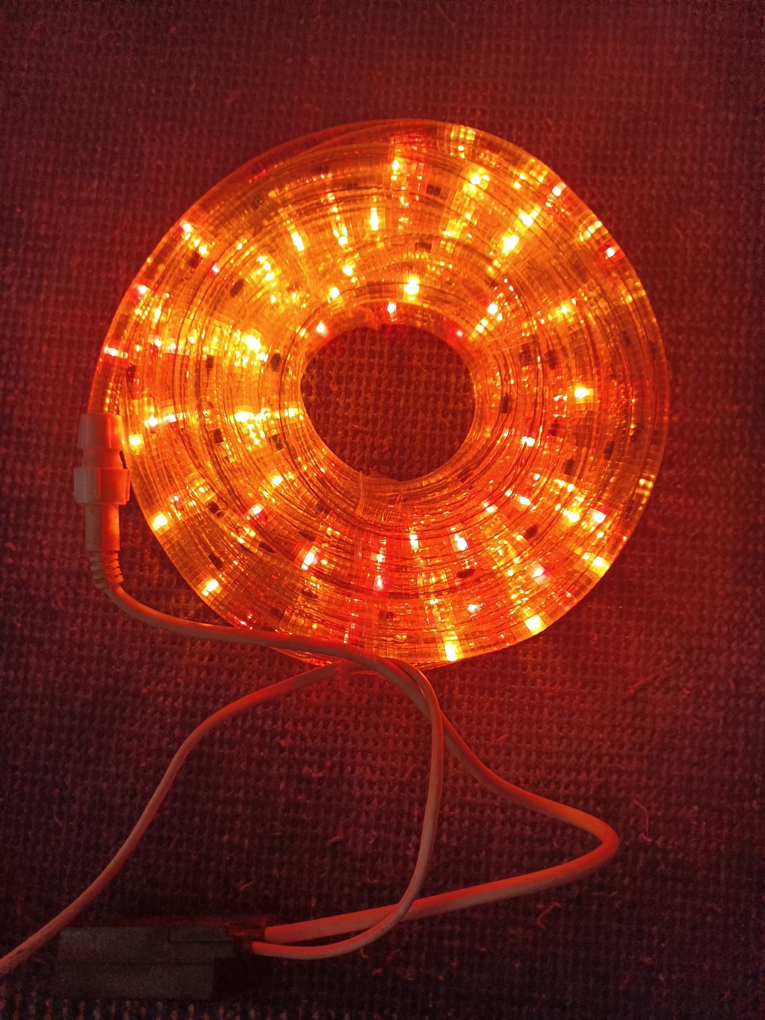Tubo luminoso de natal.