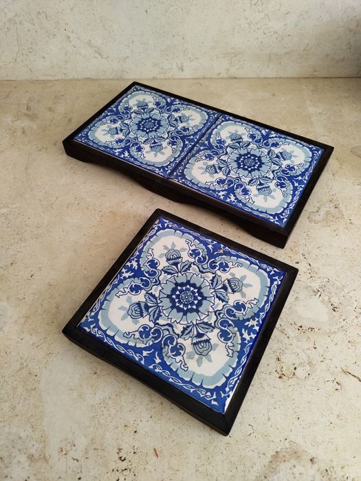 Bases para mesa em azulejo