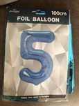 Balon foliowy niebieski nr 5