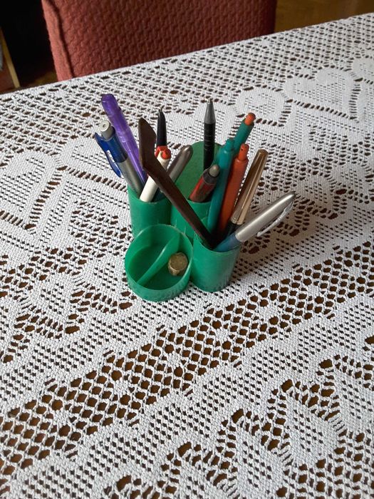 Przybornik na biurko PRL