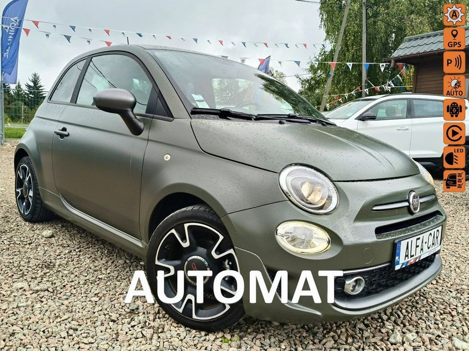 Fiat 500 36tys.km*Automat*Skóra*Navi*LED*Mat