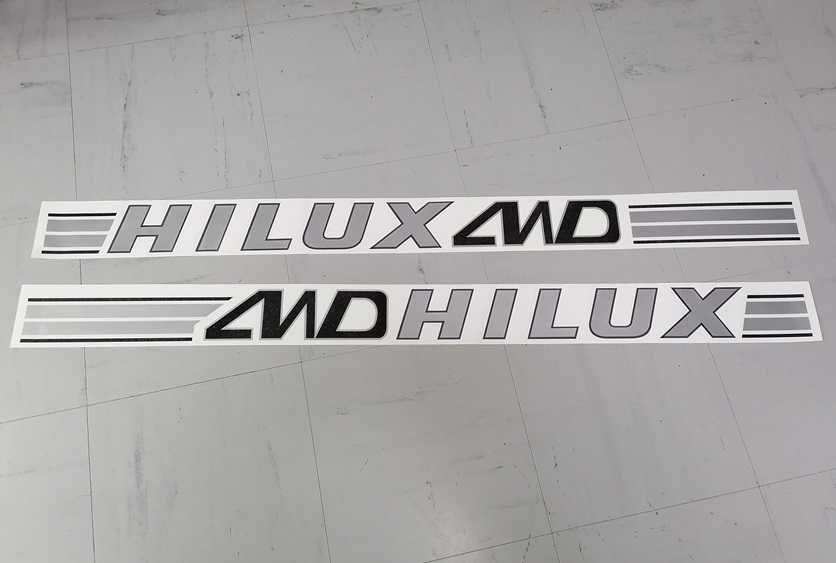 Autocolantes/Stickers para Toyota Hilux Power Steering 4WD Xcab