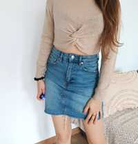 Jeansowa spódnica mini gina tricot xs 34
