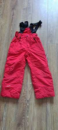 Spodnie na narty czerwone