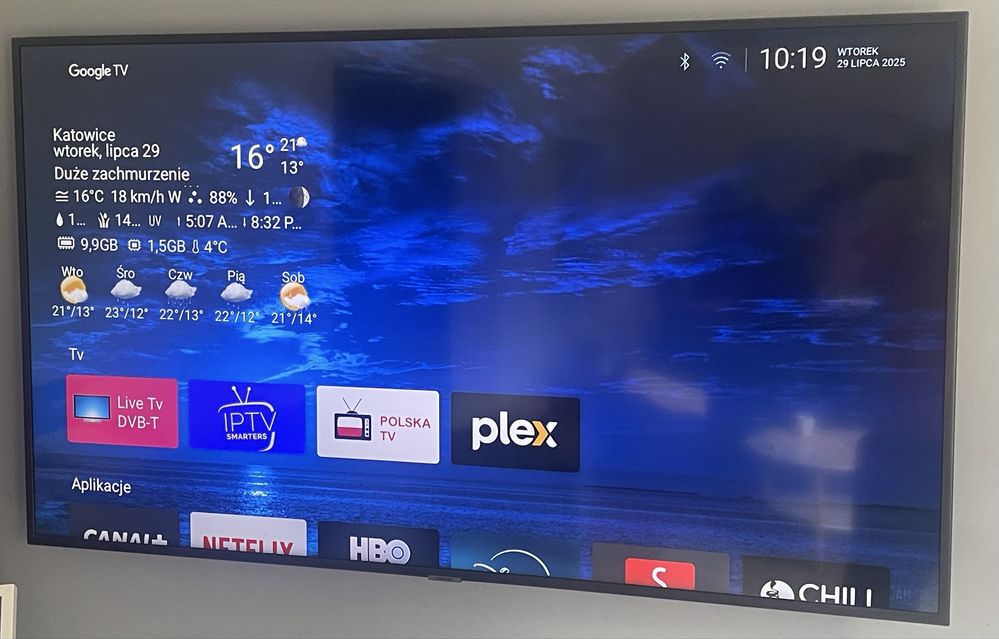 Play box tv dolby vision atmos hdr dvb-t2