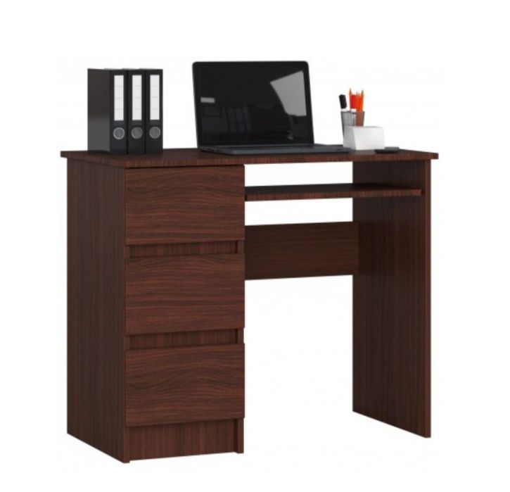 Biurko komputerowe 90 cm wenge
