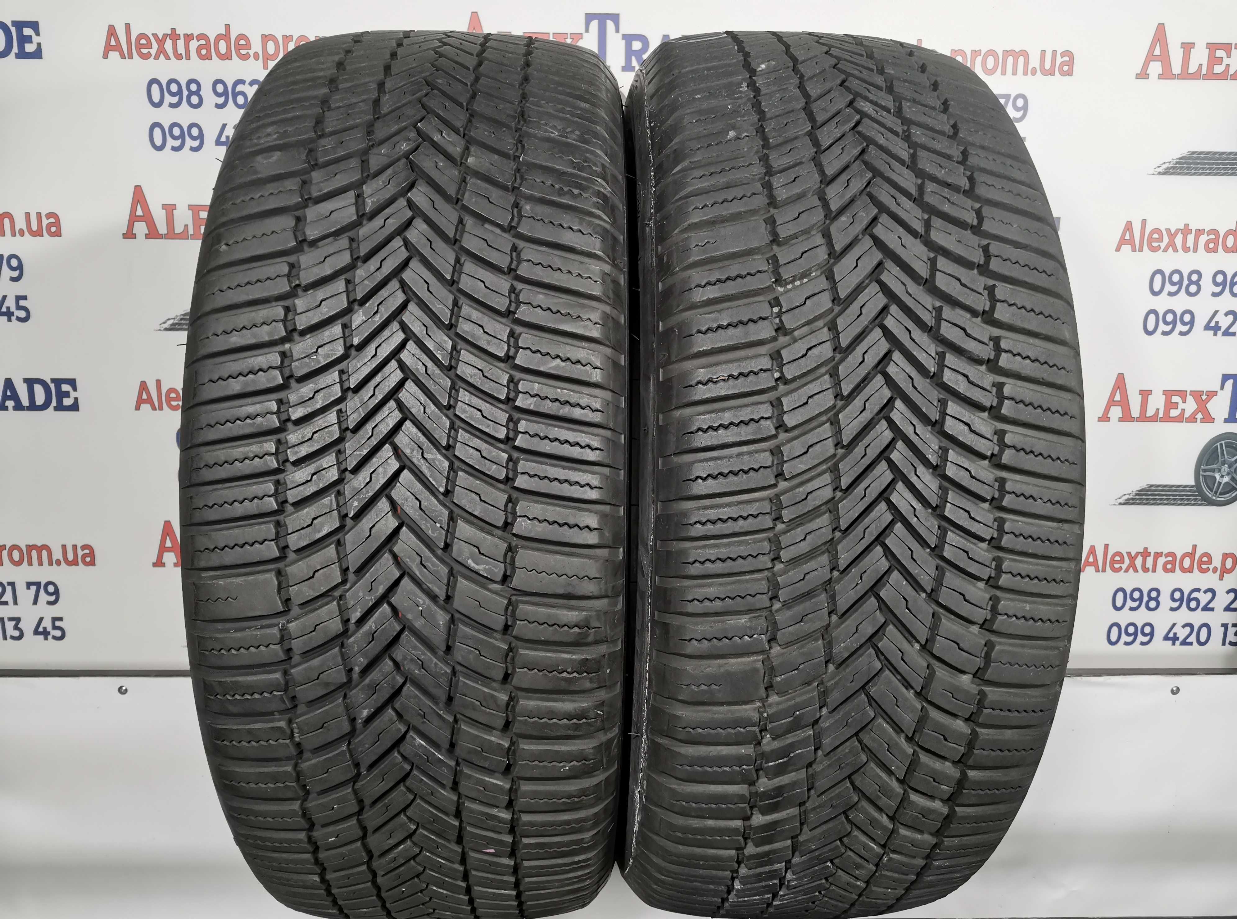 2 шт. 225/50 R18 Bridgestone WeatherControl A005 EVO шини б/у