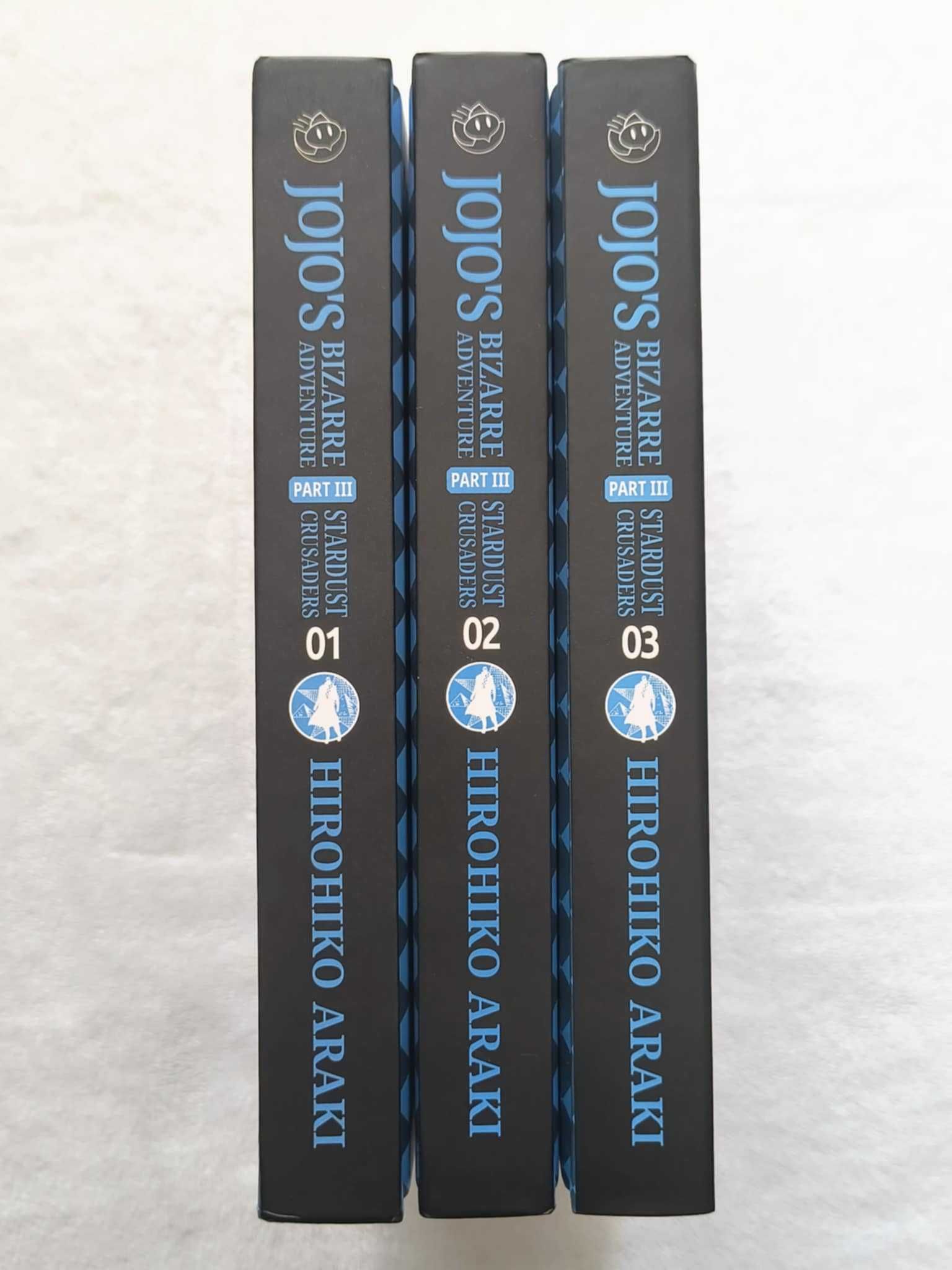 Araki - Jojo part 3 Stardust Crusaders tomy 1-3 manga twarda oprawa