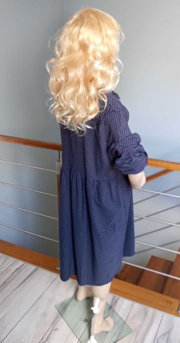 Sukienka Koszulowa w Delikatne groszki Roz. 50/52/54