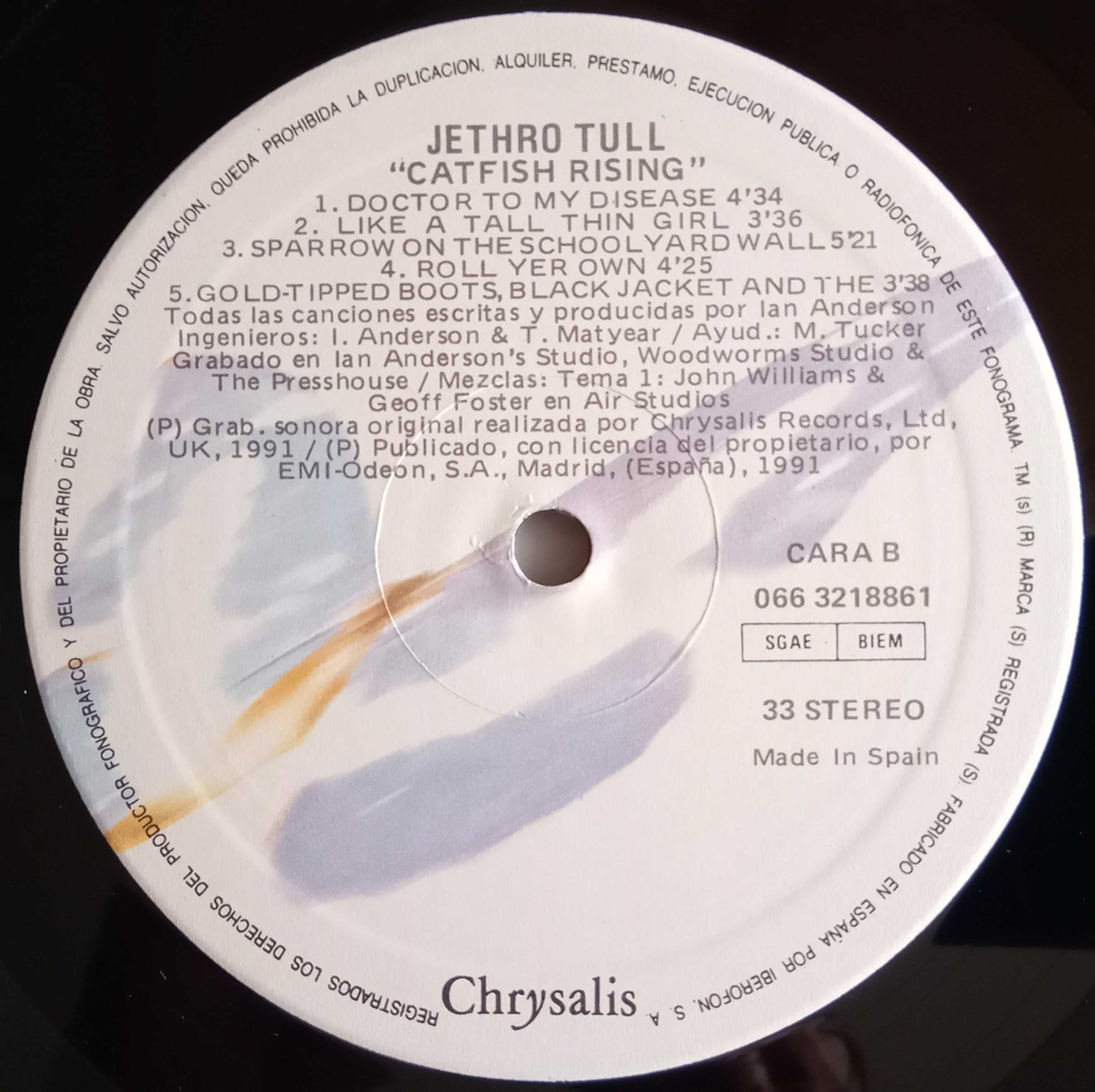 Jethro Tull - - - - - Catfish Rising - - - - - LP