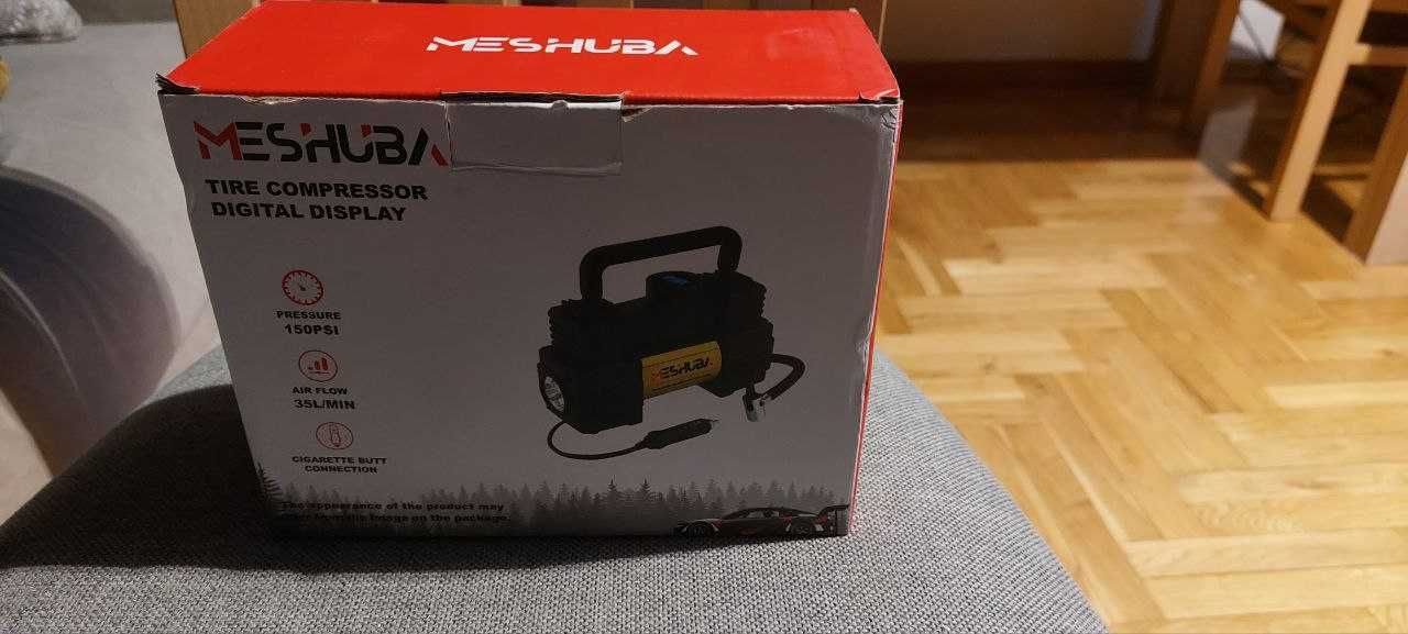 MESHUBA 12V przenośny kompresor do pompowania opon