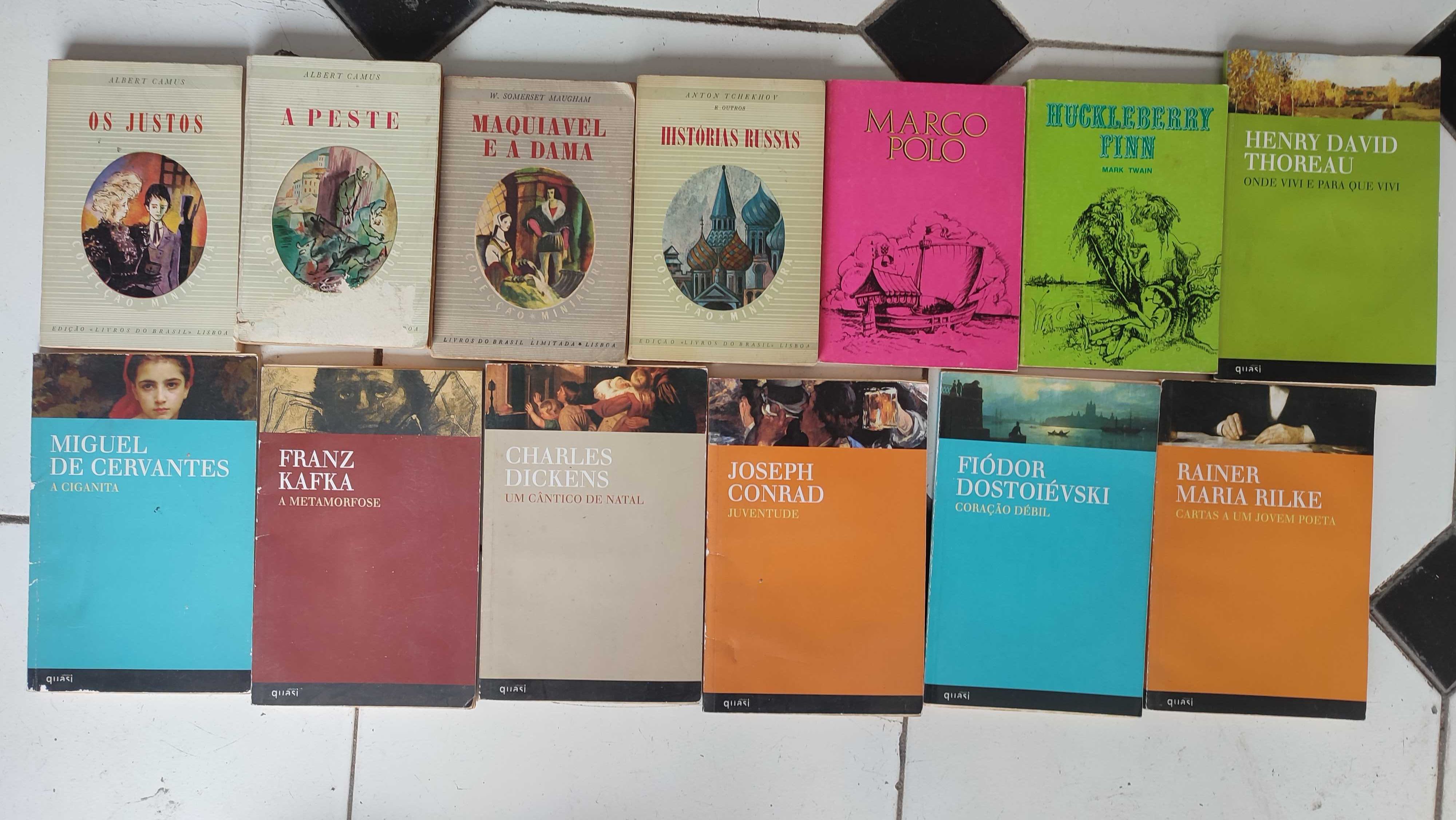 Lote 57 livros Literatura Autores Estrangeiros - Edições de Bolso