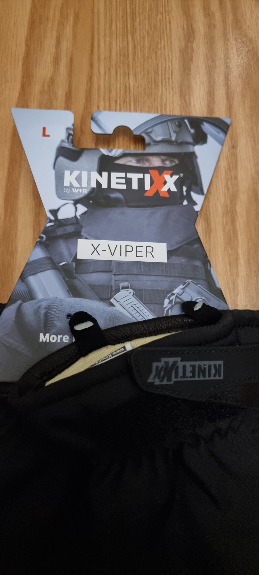 Rękawice taktyczne Kinetixx X-Vpier x viper czarne