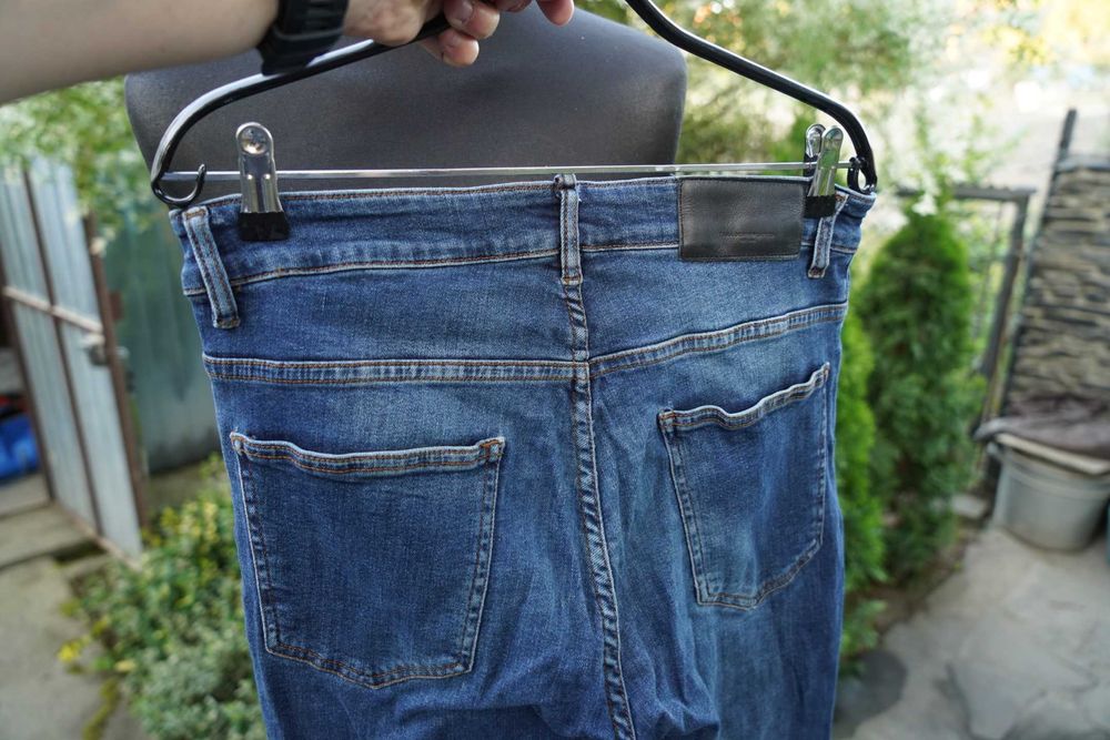 Zara męskie spodnie jeansy denim 42 S M skinny slim