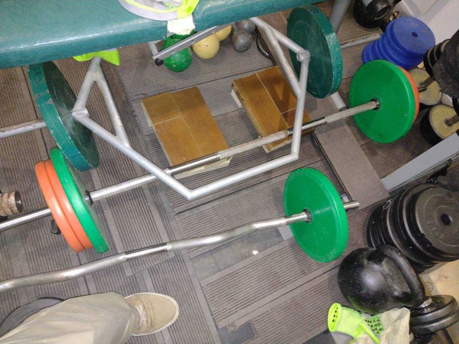 Гирі 16 24 32кг гантелі, грифи, диски Vasil, Interatletika, металеві