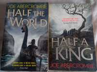 Lote de livros em inglês(half the world, half a king)