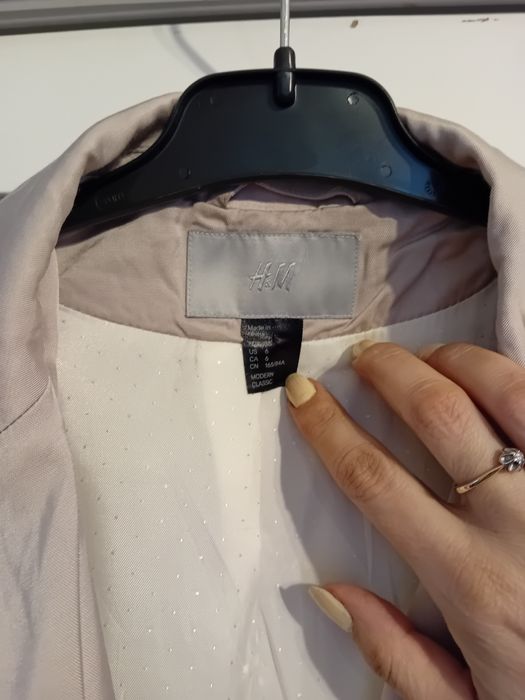 Żakiet marynarka beżowy