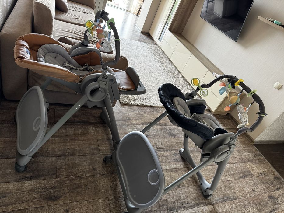 Стілець для годування chicco polly magic relax для двійні