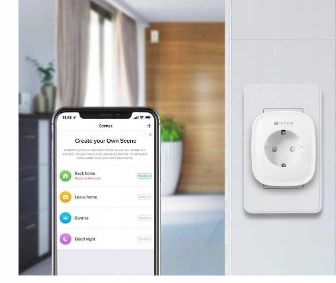 Gniazdo Techin16A 4 szt Model SP22 Inteligentne WIFI