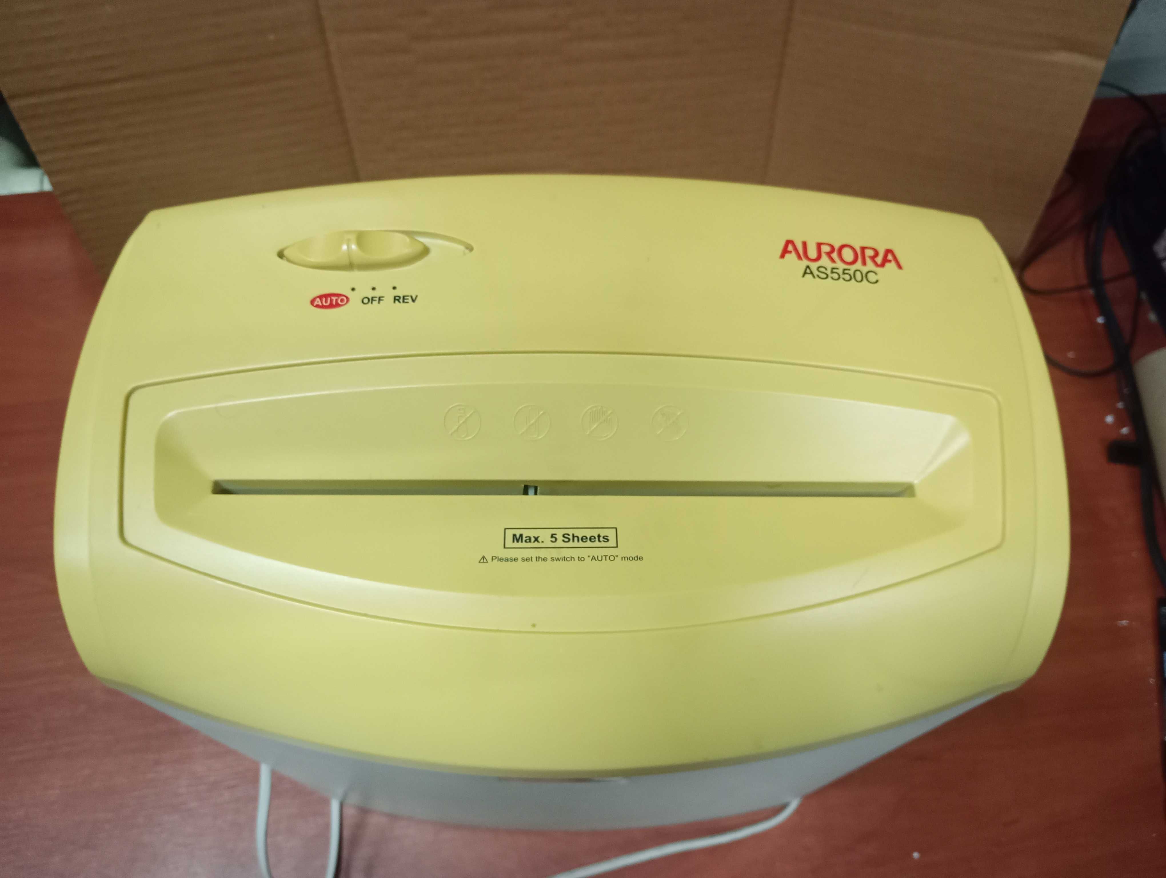 Шредер Aurora AS550C знищувач паперу