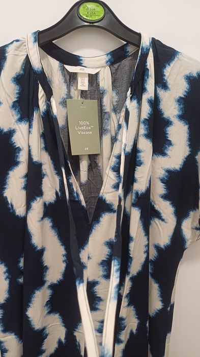 Vestido estampado da H&M (novo)-M