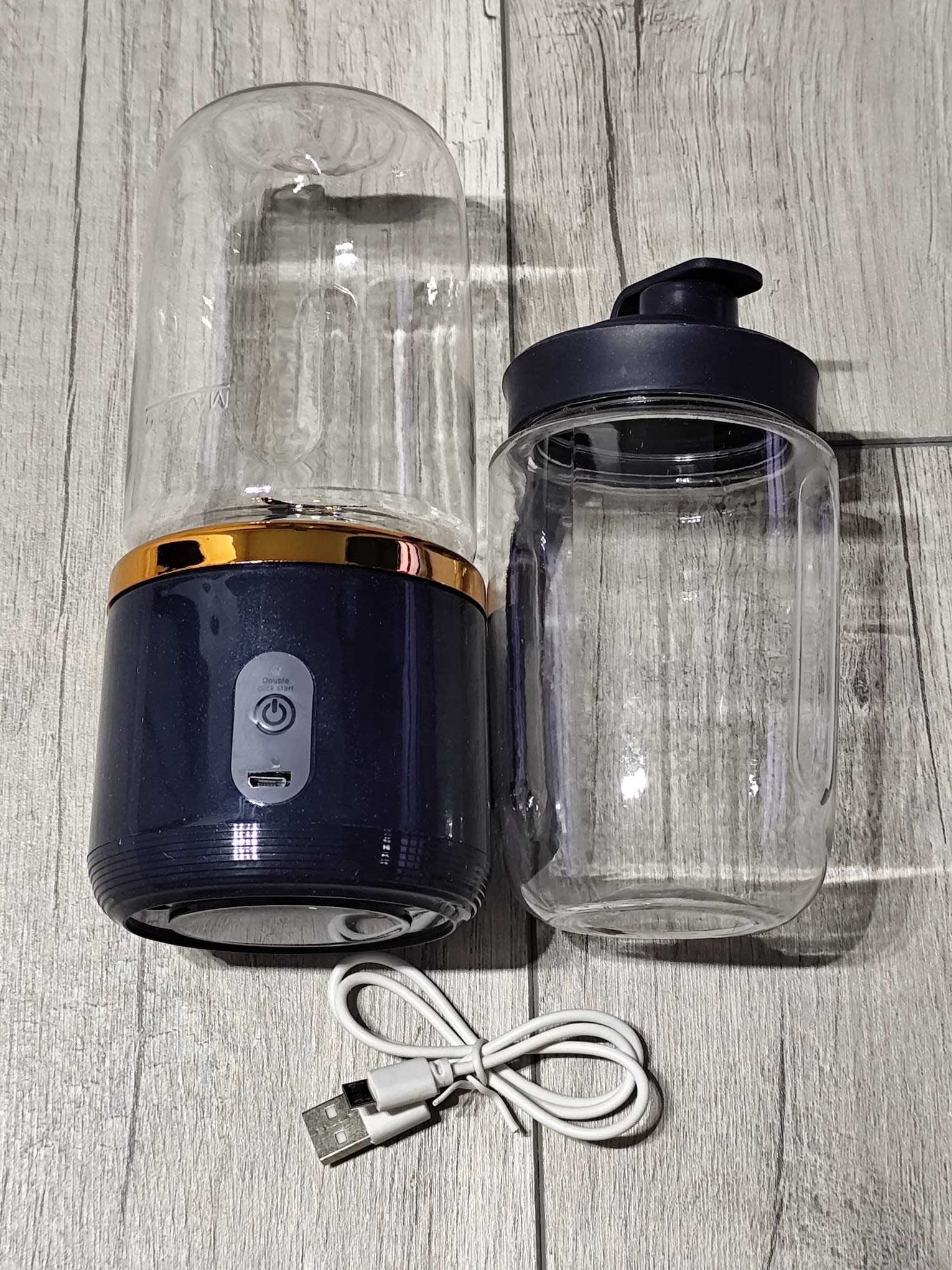 Przenośny mini blender sokowirówka mikser 400ml bezprzewodowy