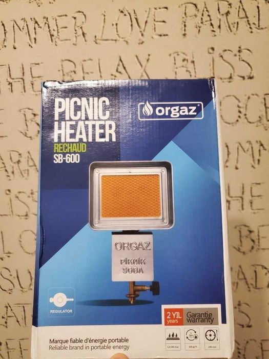 обігрівач на 20м квадратних 1.4квт газовий на балон різьбовий  новий