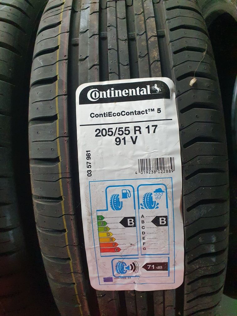4 nowe opony 205 /55/ 17 continental