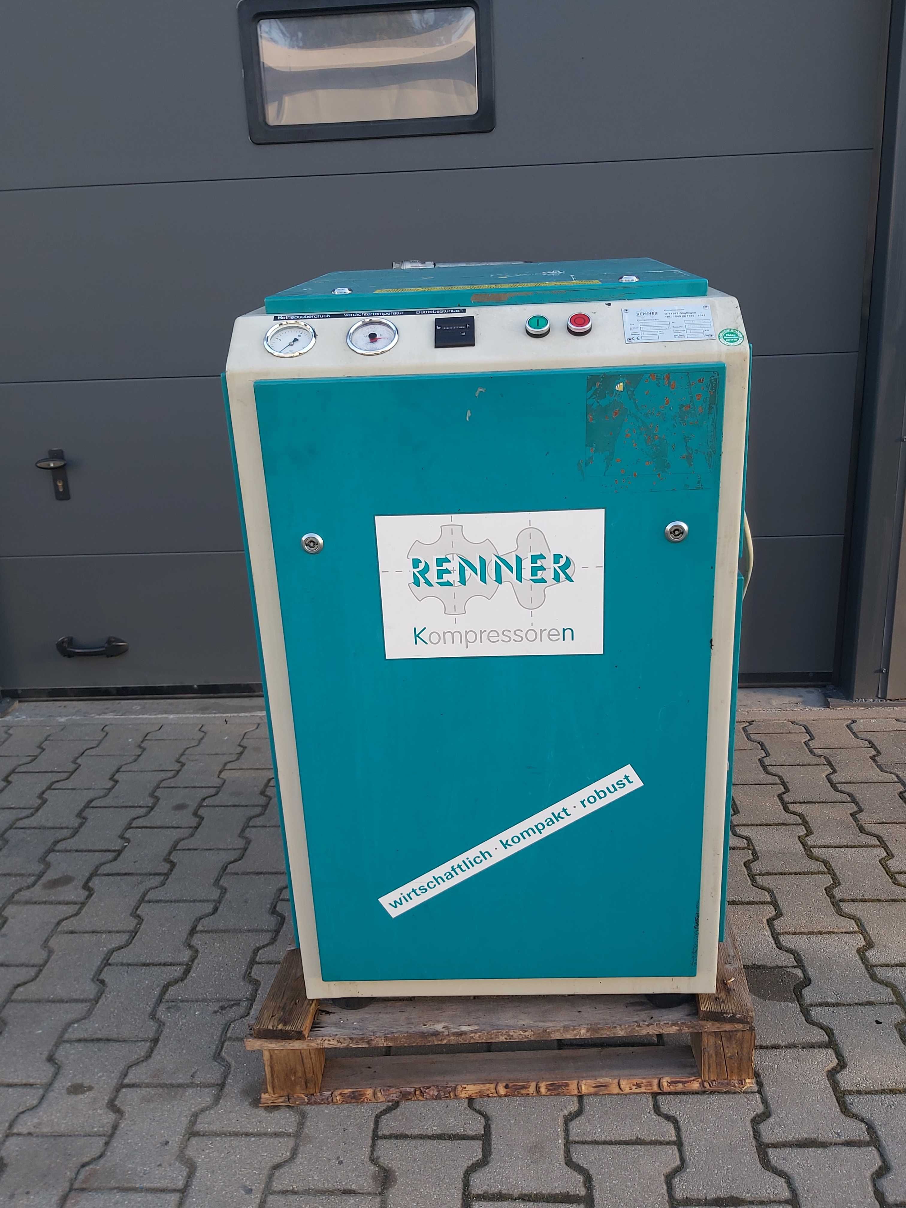 Sprężarka Śrubowa Kompresor RENNER 15 kw