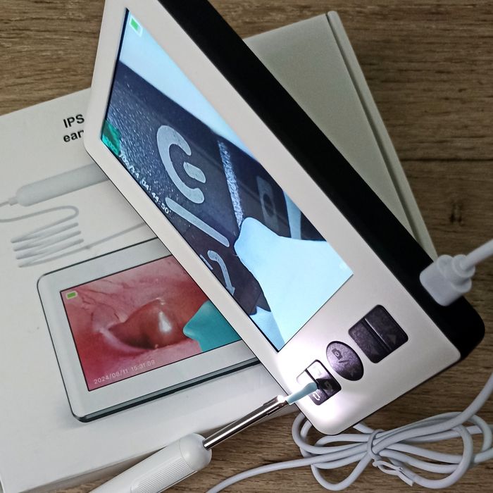 Отоскоп Ендоскоп IPS-дисплей, камера 3.5мм та LED-підсвітка