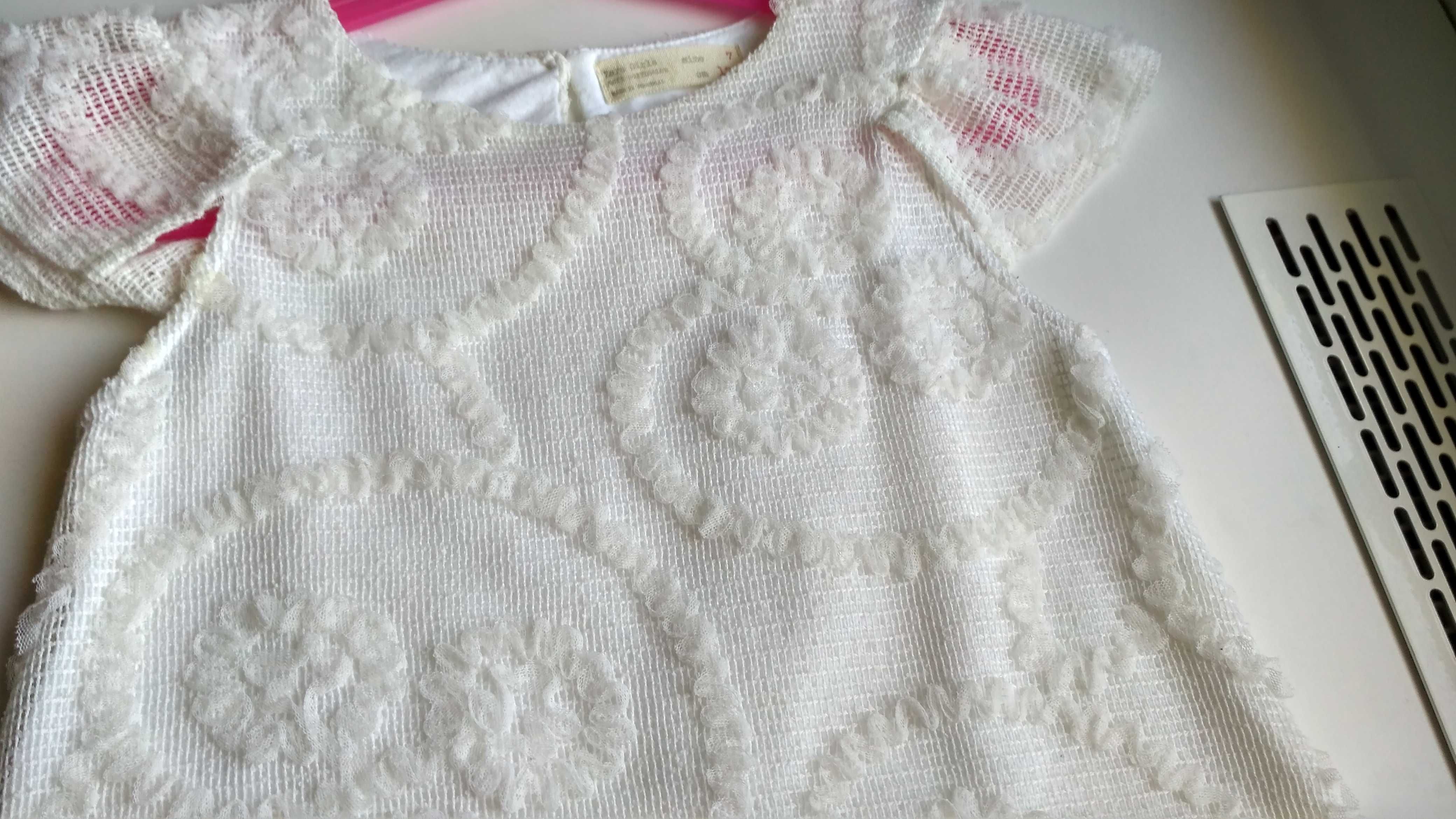 ZARA koronka cudo r.122 sukienka j nowa komunia wesele chrzest