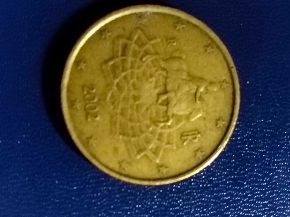 Moeda 2€ Áustria 2002 entre outras moedas raras