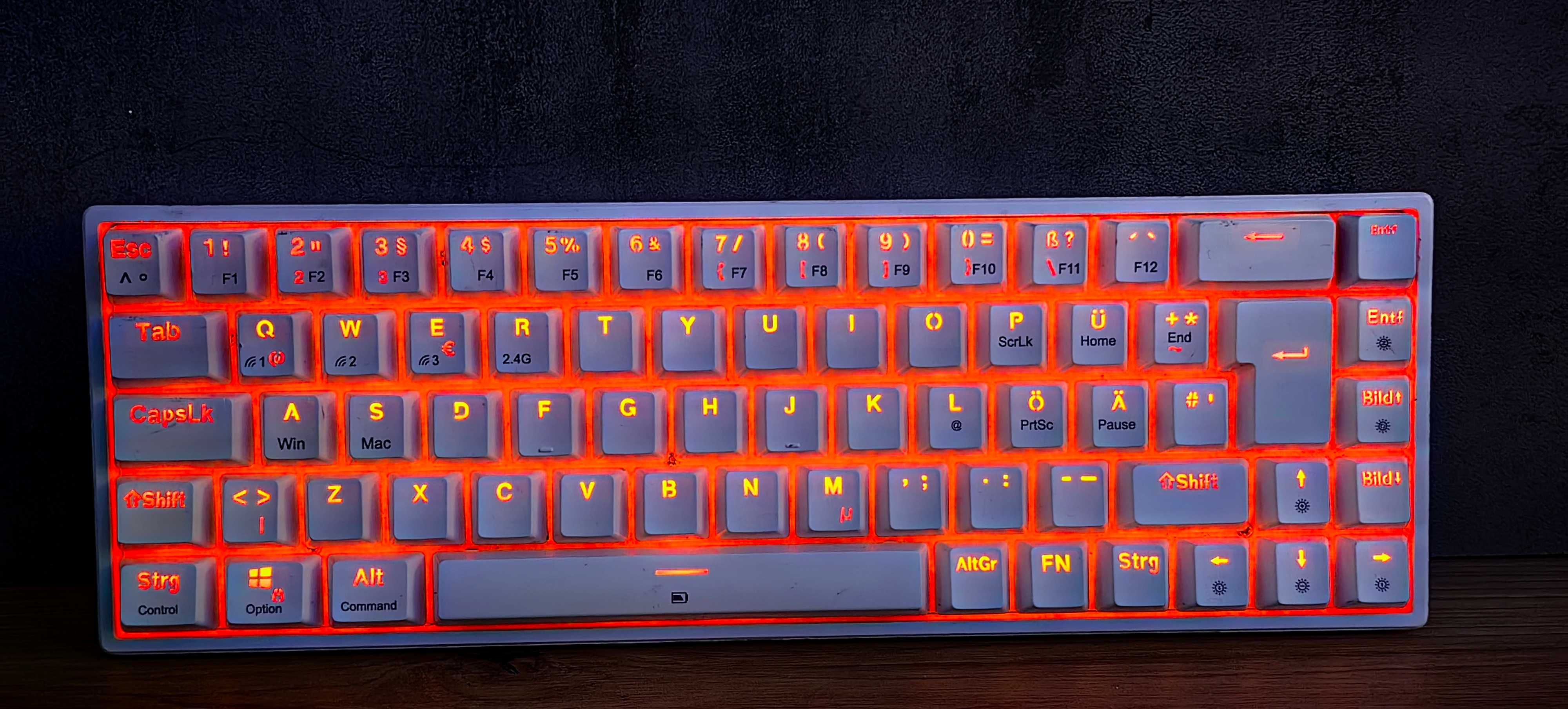 Klawiatura Mechaniczna TECURS KB510 Biała RGB