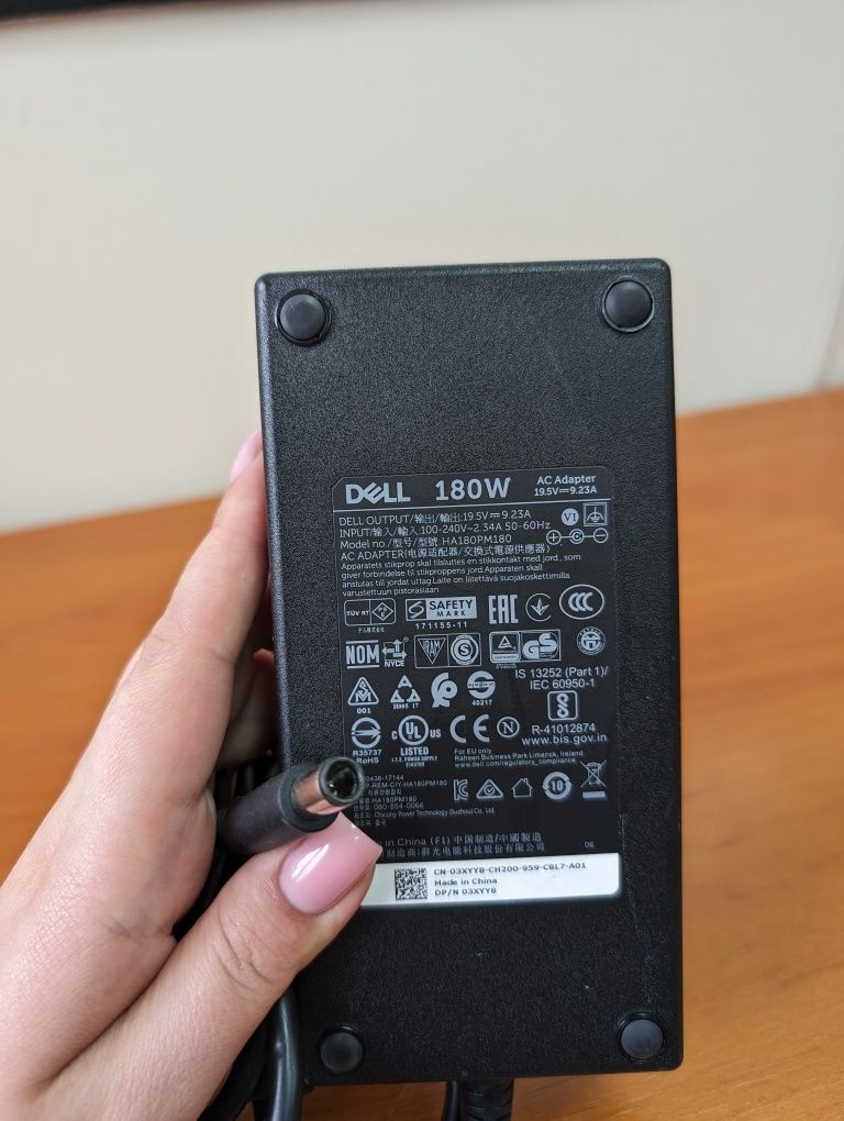 ОПТ. Оригінальна Зарядка Dell 180W/19.5V/9.23A/блок живлення/роздріб