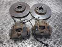 TARCZE HAMULCOWE PRZÓD + KLOCKI + ZACISKI FORD MONDEO MK4 2.0 TDCI