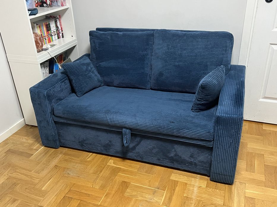 Sofa Rozkładana Kanapa z Funkcją Spania AIKIDO Tkanina Sztruksowa