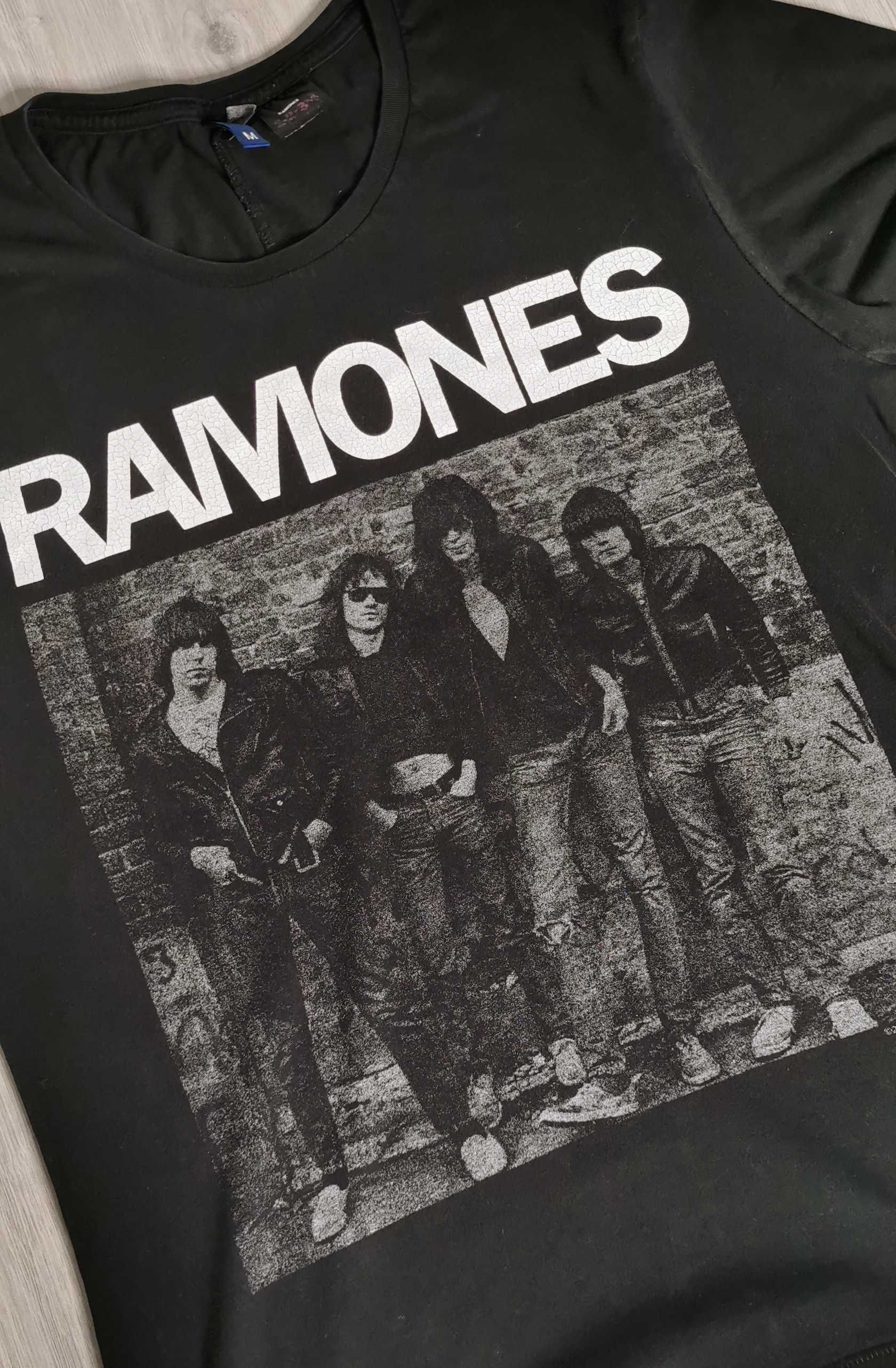 T-shirt koszulka zespół Ramones Joey Dee Johny Ramone big print roz M