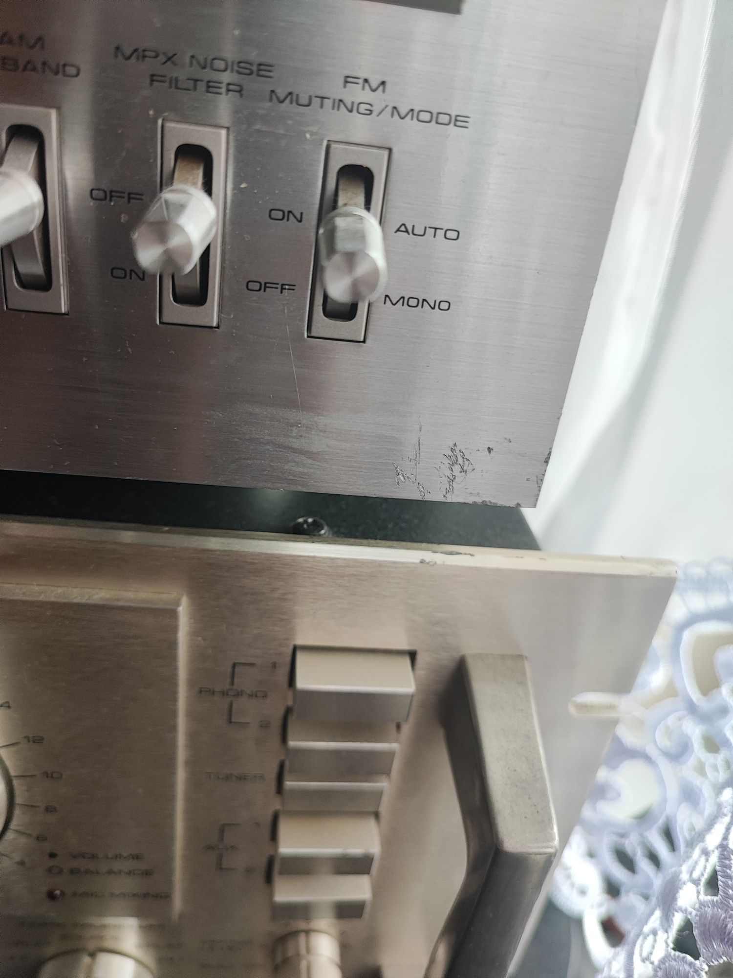 Pioneer tx 7800 tuner blue line