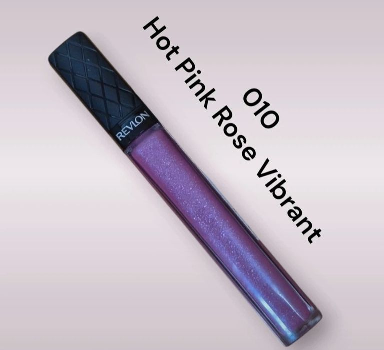 Lip Gloss Revlon Hot Pink Rose Vibrant 010