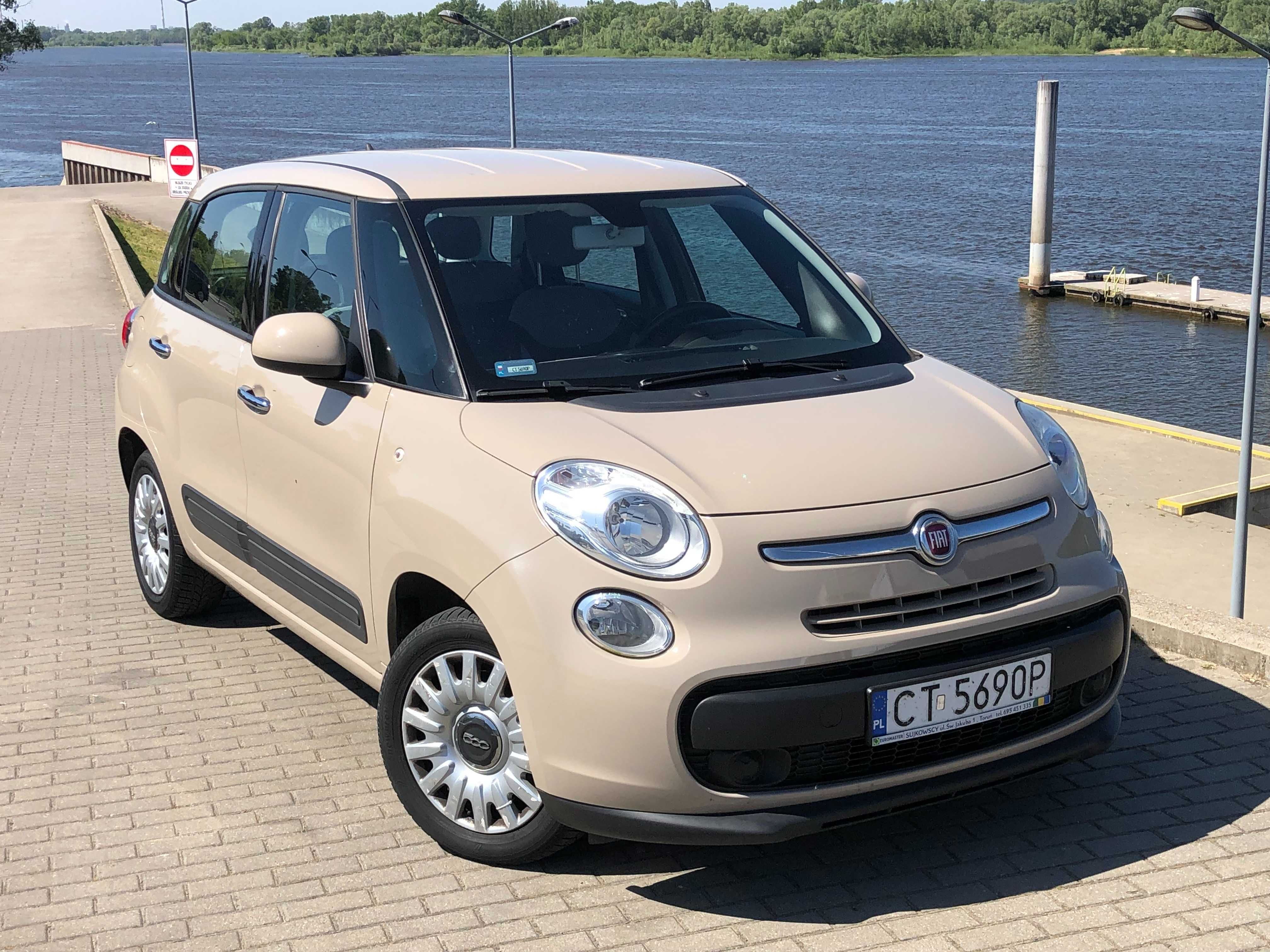 Fiat 500 L 1.4i 16V 95 KM 2017r Salon Polska Bezwypadkowy IDEALNY !