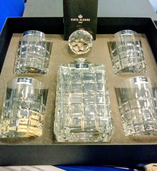 Conjunto de cristal vista alegre