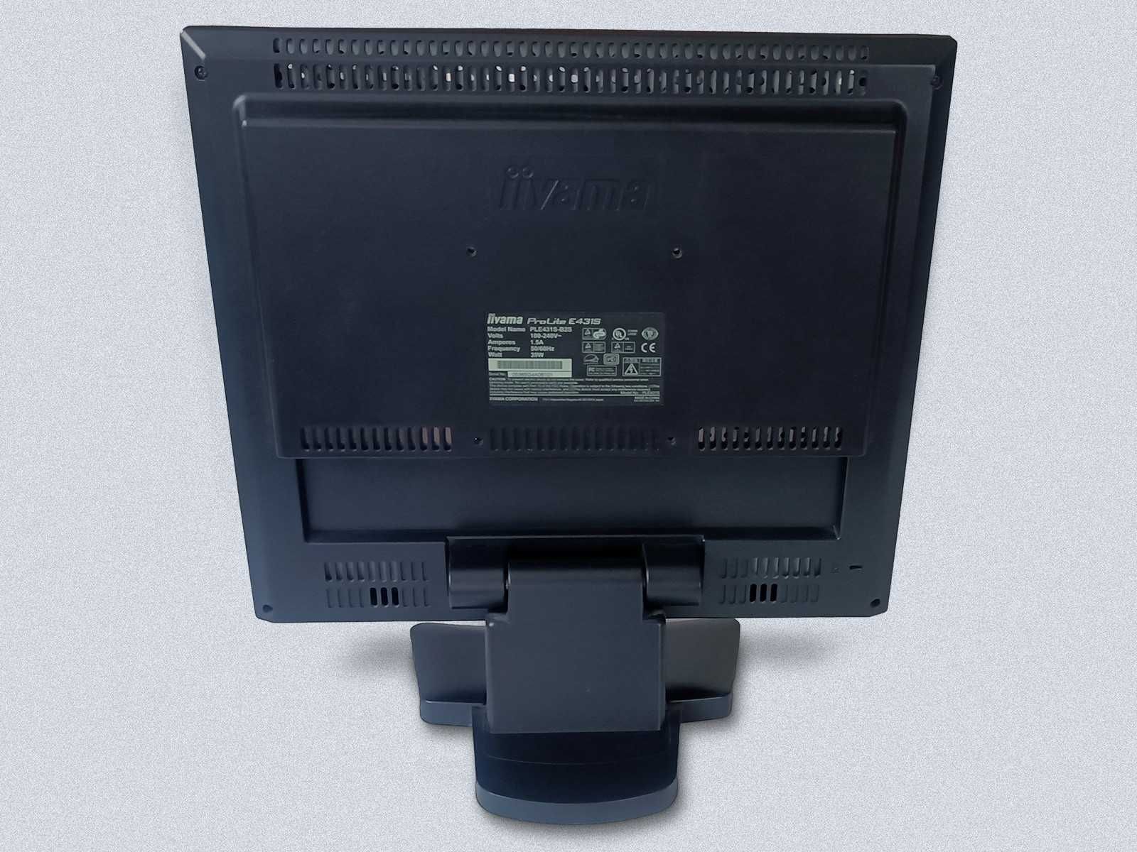 Monitor LCD iiyama ProLite E431S 17 cali czarny