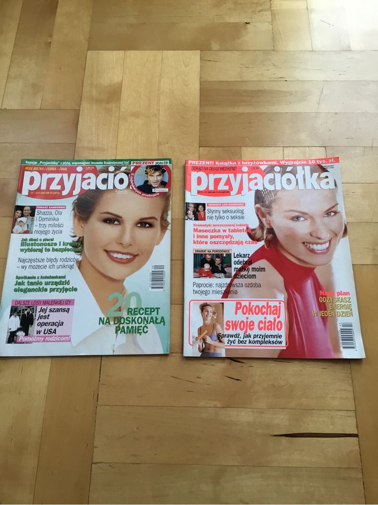 Tygodnik Przyjaciółka z 2002 roku, 2 sztuki