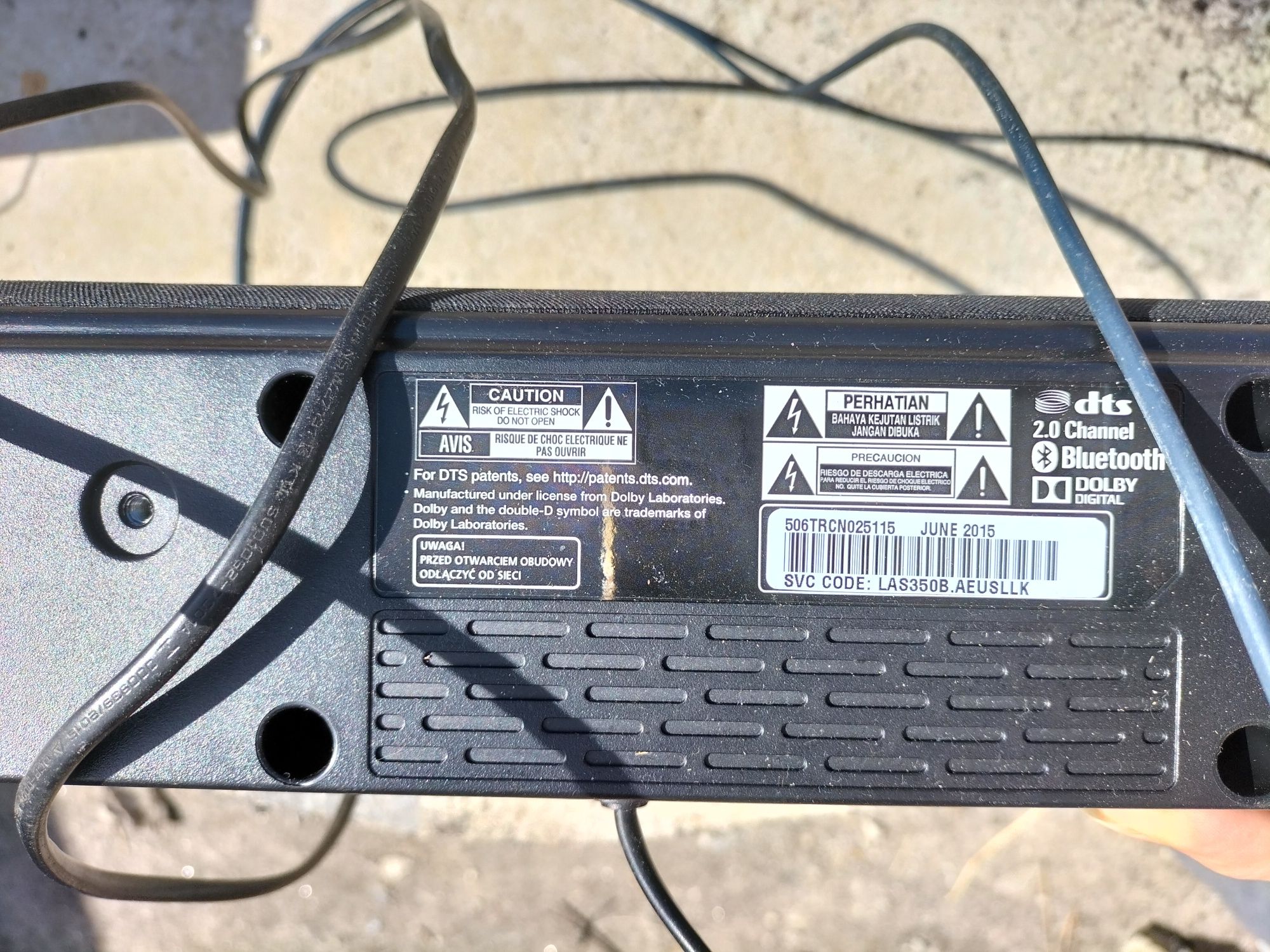 Lg Sound Bar Las350b