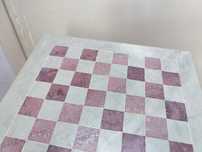 Tabuleiro de xadrez em pedra de sabão 40cm